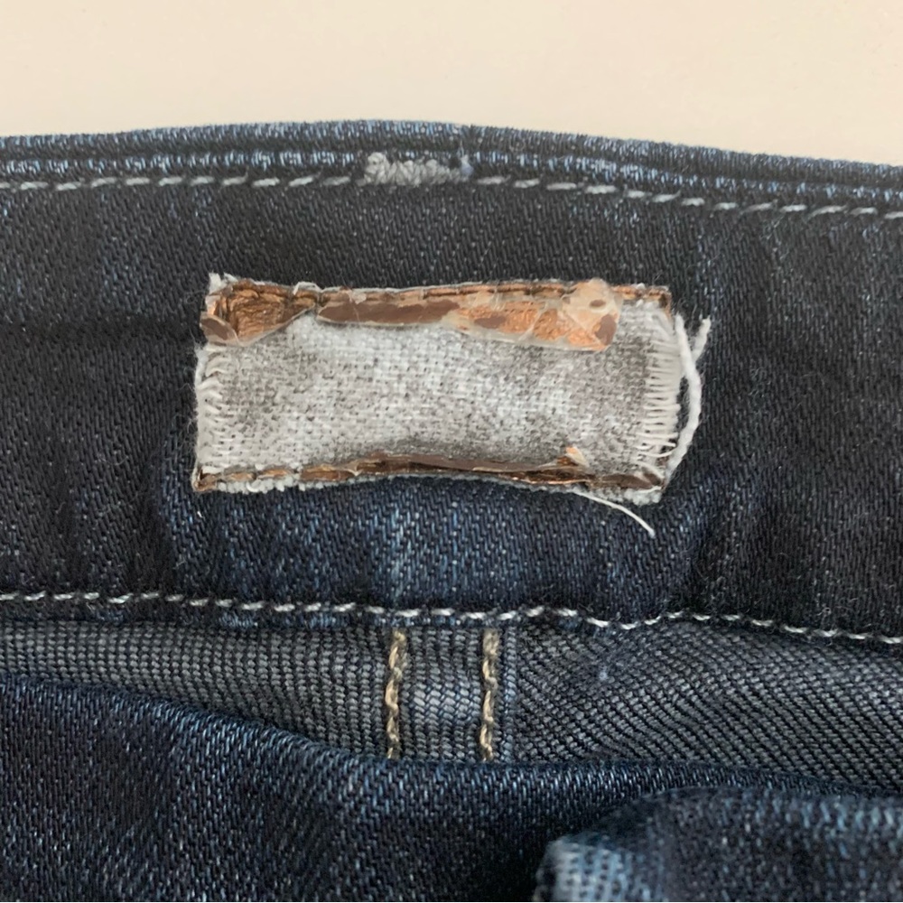 Mother The Looker Crop Coffee, Tea or Me Wash Jeans Size 25 - Picture 2 of 11